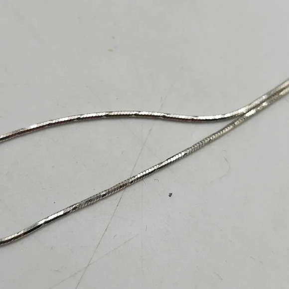 Sterling Silver Jellyfish Pendant Necklace Blue Larimar Fire Opal 18in - Picture 4 of 8